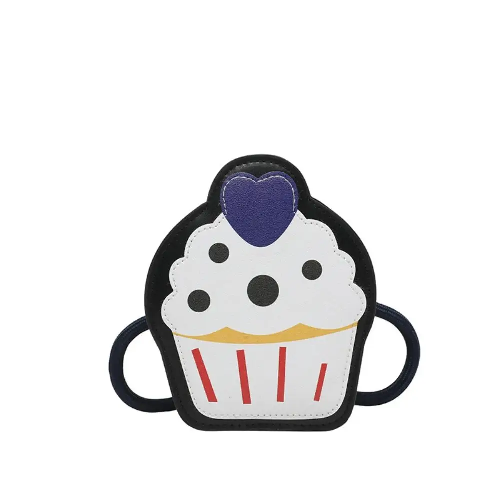 

Portable Cute Cupcake Shape Crossbody Bag Cake Cartoon Cartoon Shoulder Bag Korean Mini Children's Purse Boy