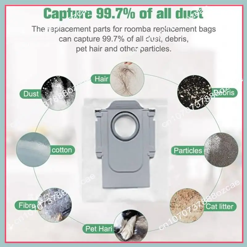 A26P 36 Uds cepillo filtro HEPA paño de mopa bolsa de polvo para Roborock QV 35A/QV 35S/QR 798/QR 598 piezas de aspiradora
