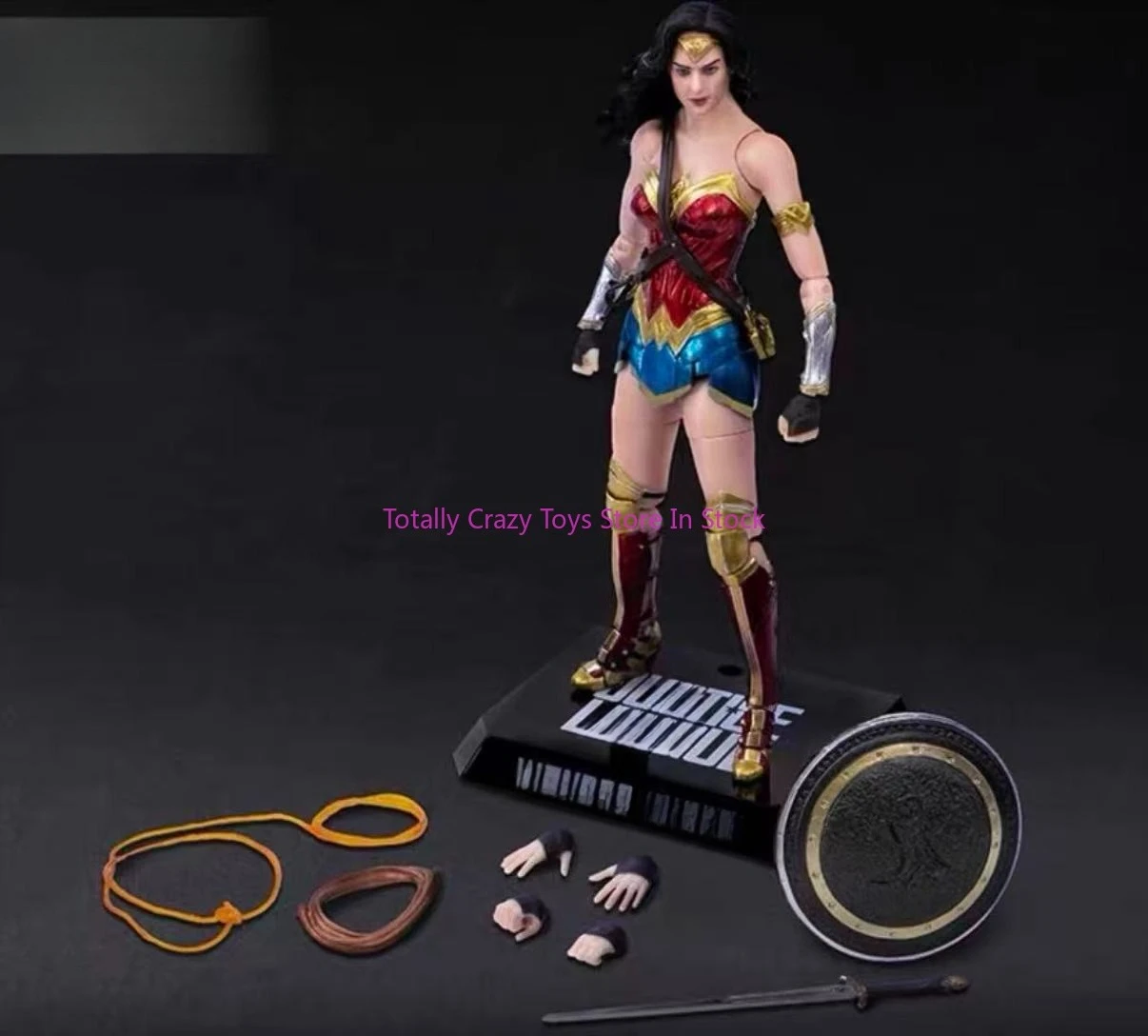 

in stock Hero with alloy sword hand puppet, movable doll hand puppet model