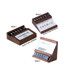 1PC Shelf Talker Adjustable Price Tags Kit $ Euro, Jewelry Wine Numberal Digit Display Cube Sign Label Alumiun Metal Stand Frame