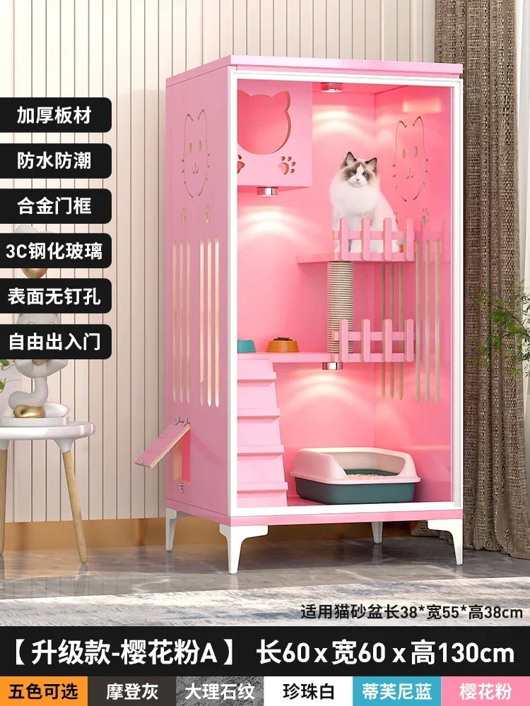 

Cat Villa Solid Wood Cat House