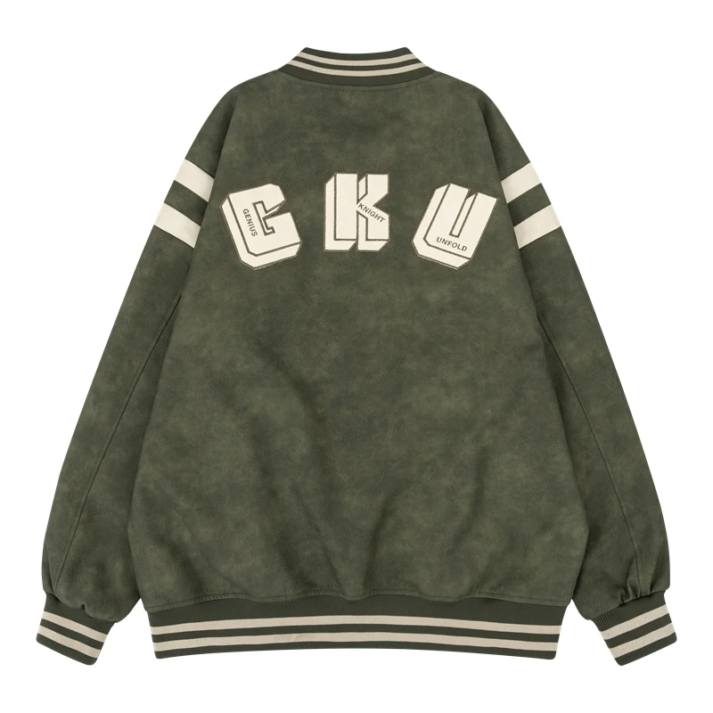 Men's Faux Leather Motorcycle Jacket Stylish Biker Outerwear Urban Street Style Retro Punk Varsity Baseball Coats