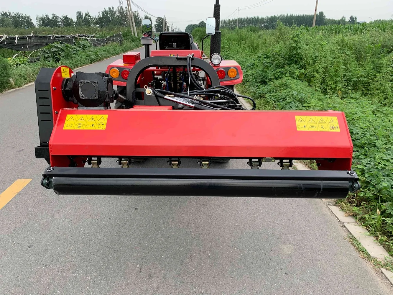 

Tractor Shaft Heavy Flail Mower Hydraulic Overturning Mower With Side Arm
