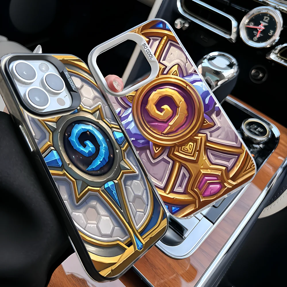 H-Hearthstones Phone Case For IPhone 16 15 14 13 12 11 Pro Max X XR XSMAX 8 7 Plus Matte Shockproof Back Cover