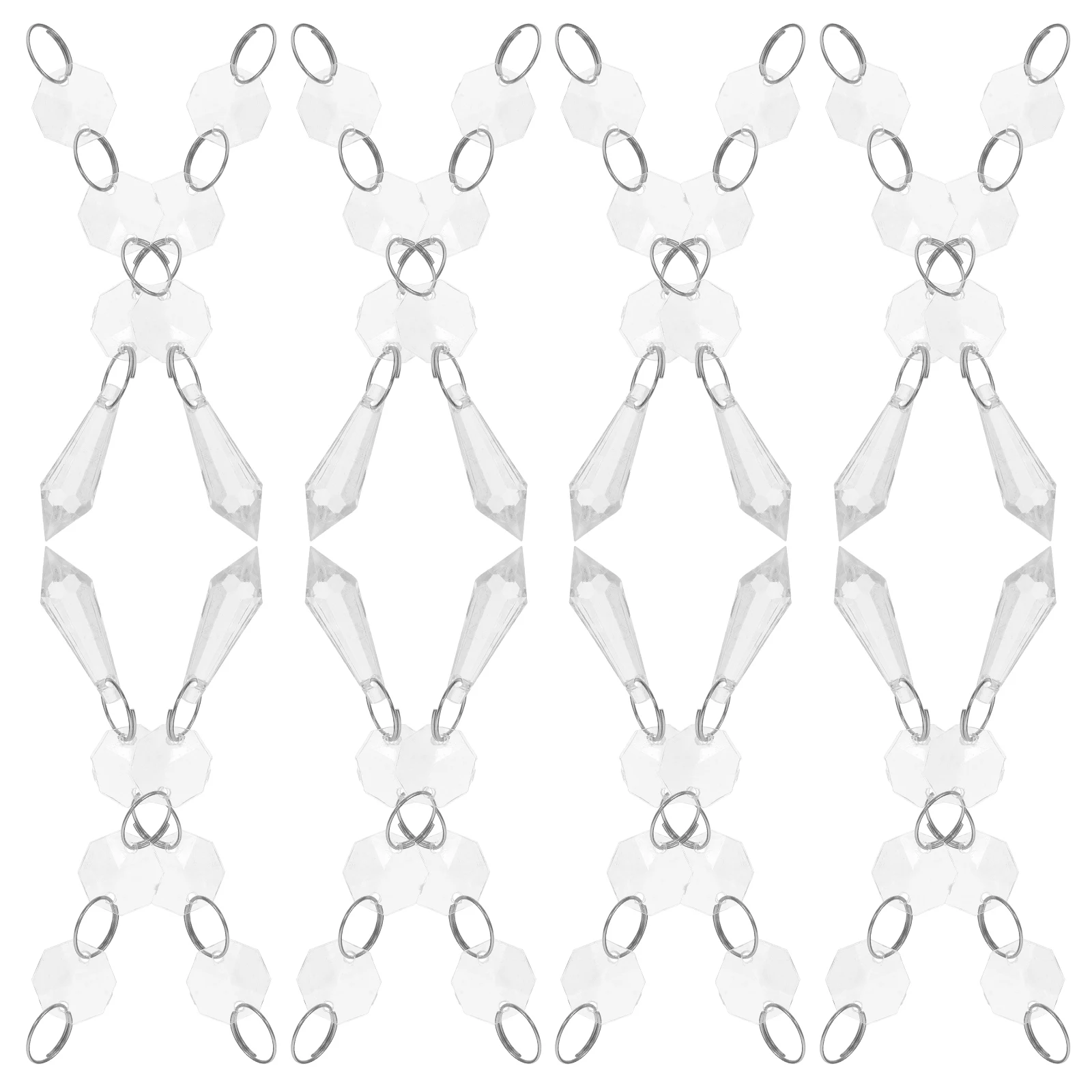 

20 Pcs Decorations Star Anise Bead Pendant Hanging Pendants Lighting Acrylic Crystal for Home