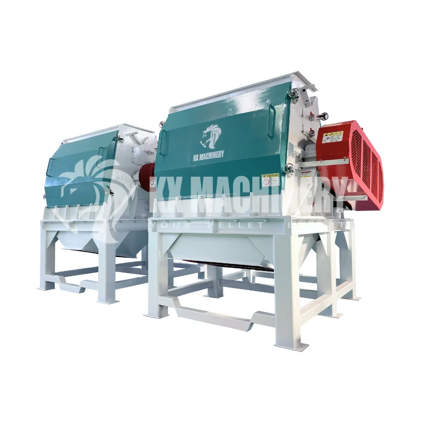 Waste Wood Crusher Machine Efficient Biomass Hammer Mill for Processing Waste Wood