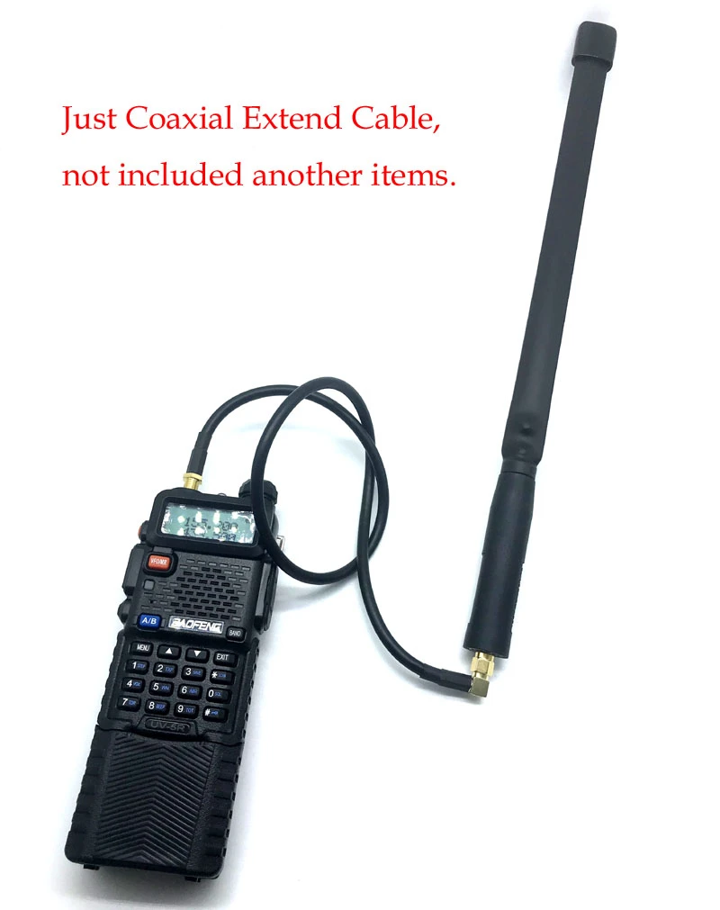 

AR-152 AR-148 SMA Male To Female Two Way Radio Antenna Coaxial Extend Cable For Baofeng UV-5R UV-82 UV-9R Walkie Talkie 50/100cm