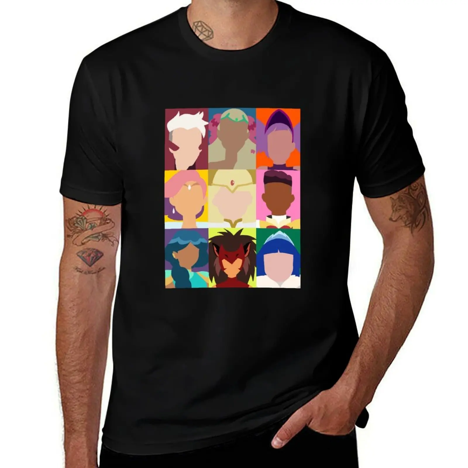 She-Ra Pop Art T-Shirt Trendy Casual Short Sleeve Shirt