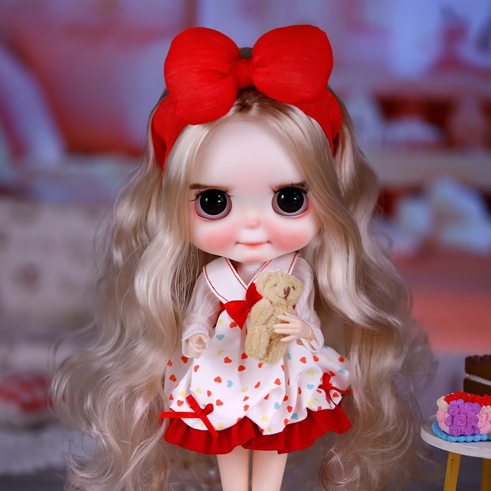 ICY DBS Blyth 1/6 دمية رسمت باليد مجموعة شقي دمية طويلة رمش نعسان العين مجموعة SD