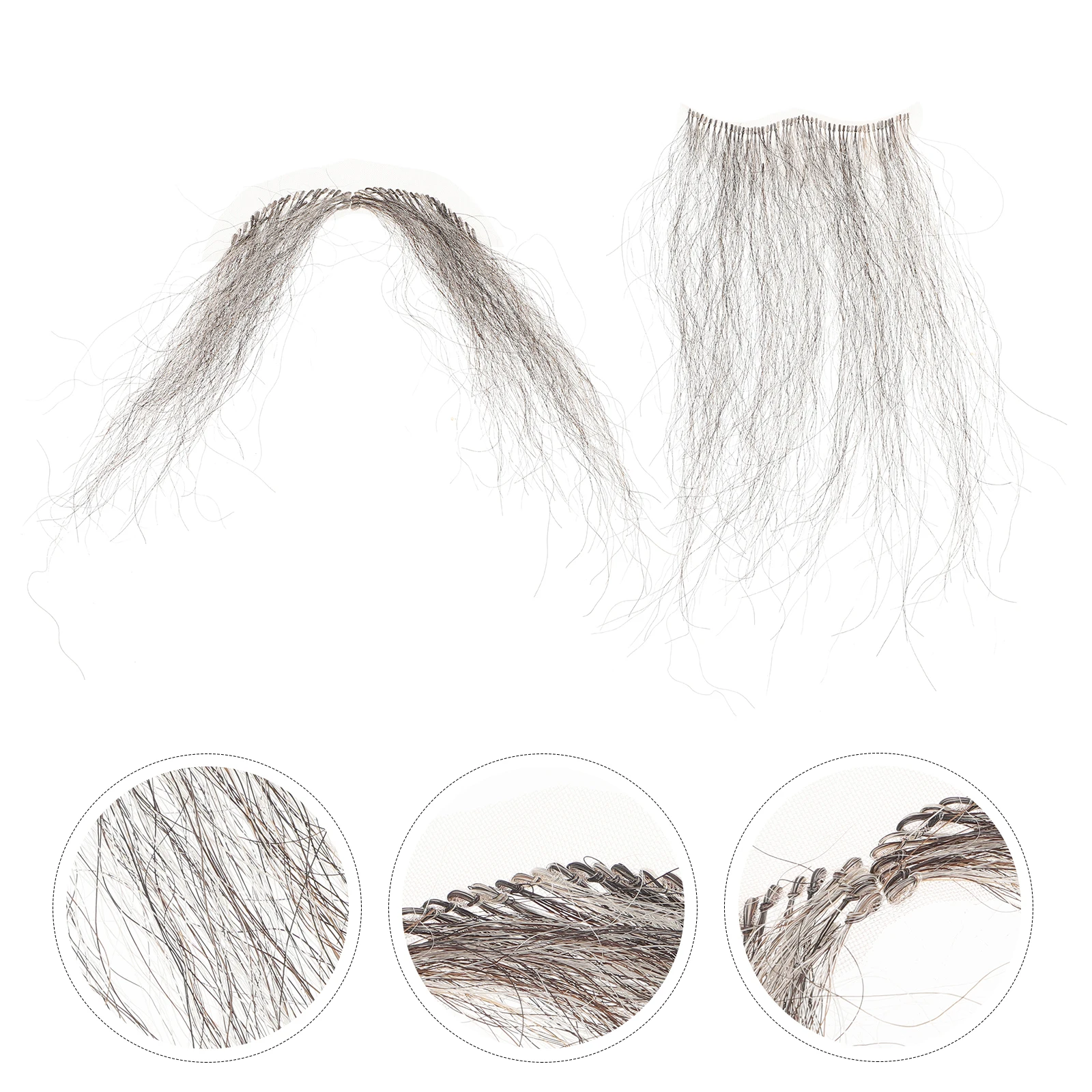 

1 set 1 Set Realistic Fake Beard Artificial Mustache For Halloween Party Cosplay Costume Stage Performance Beard Prop Decorative