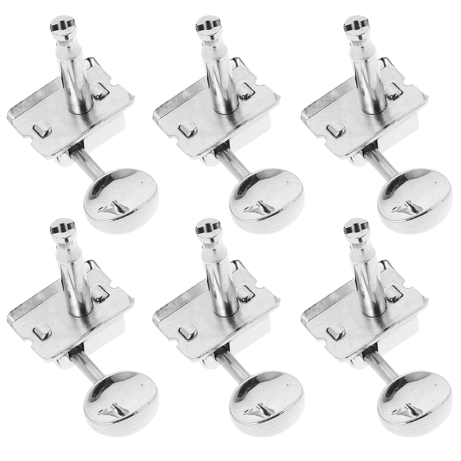 

6 Pcs Guitar Tuners Knobs Tuning Machine Heads Classical Pegs Half Closed