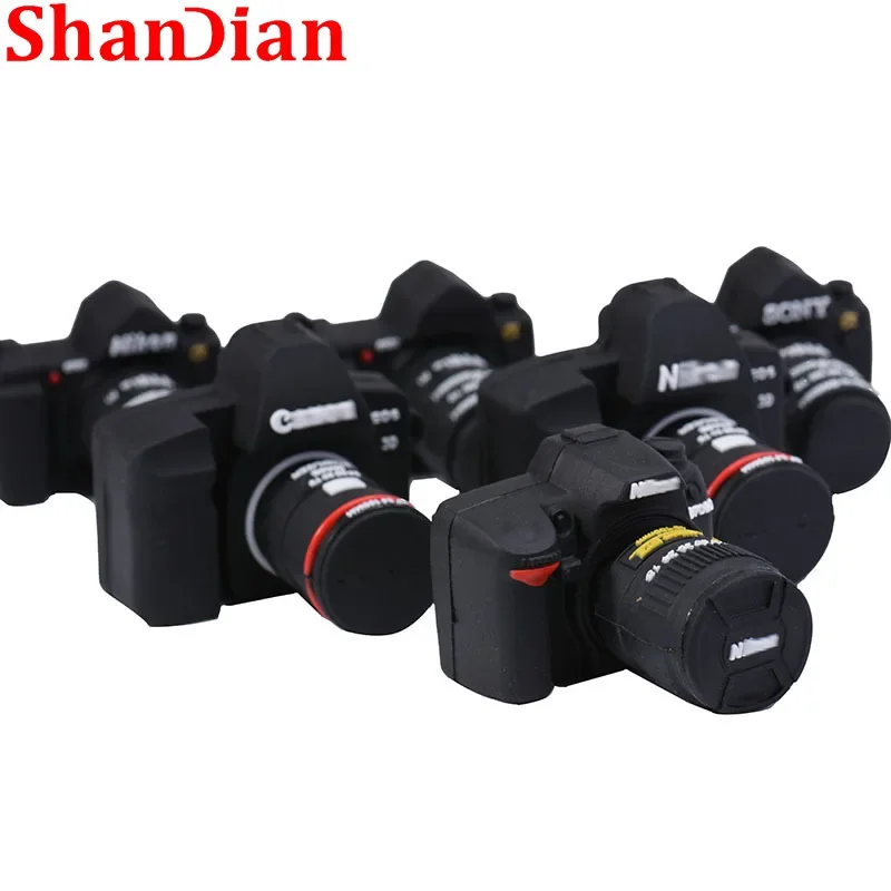 Imagem -06 - Shandian-câmera Shape Usb Flash Drives Thumb Drive Memory Stick Fotografia Presente de Casamento 16gb 32gb 64gb Hot Selling 10 Pcs por Lote