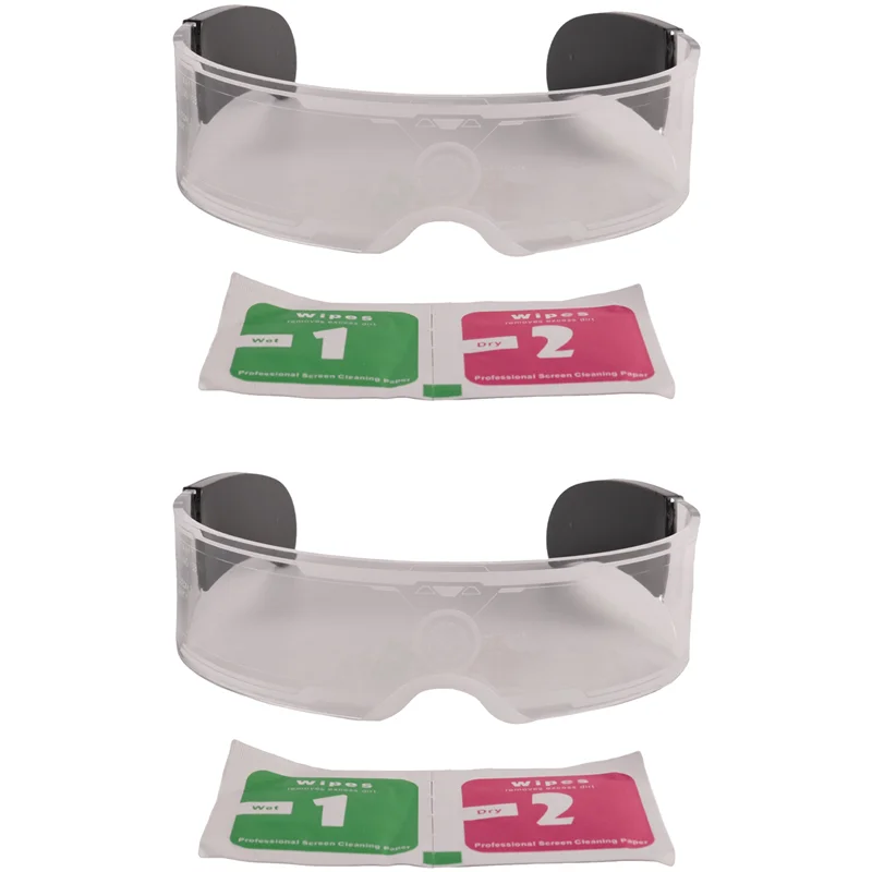 

F-3C 1 Set Colorful Luminous LED Glasses Colorful Glasses Bar KTV Party Christmas Halloween Decoration Goggles Holiday Props