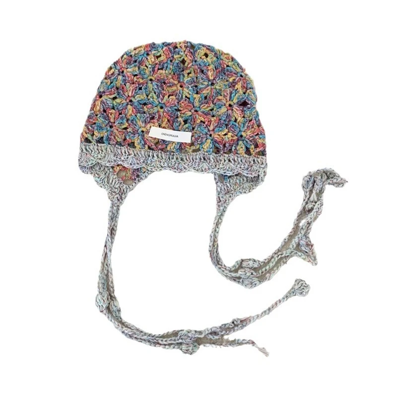 قبعات السترة النسائية الكورية اليدوية المنسوجة شرابة البوهيمي نمط الحلو لطيف المألوف تنوعا قبعات السفر الشاطئ لفتاة #5