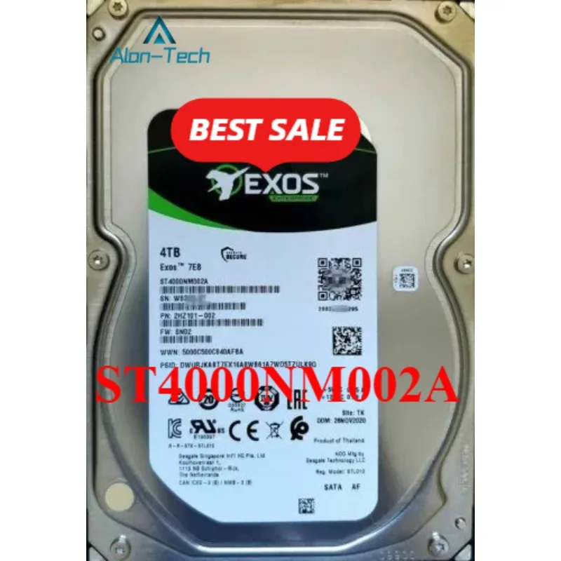 For S-eagate Exos 7E8 ST4000NM002A 4TB 7.2K 6Gb/s 256MB 3.5