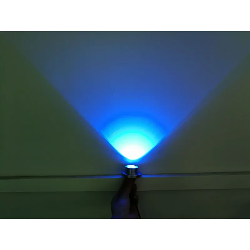 IP68 Waterproof Marine LED Underwater Light Stainless Steel Blue Ambient Pool Lamp for Boat Yacht Swimming Pond Decoration