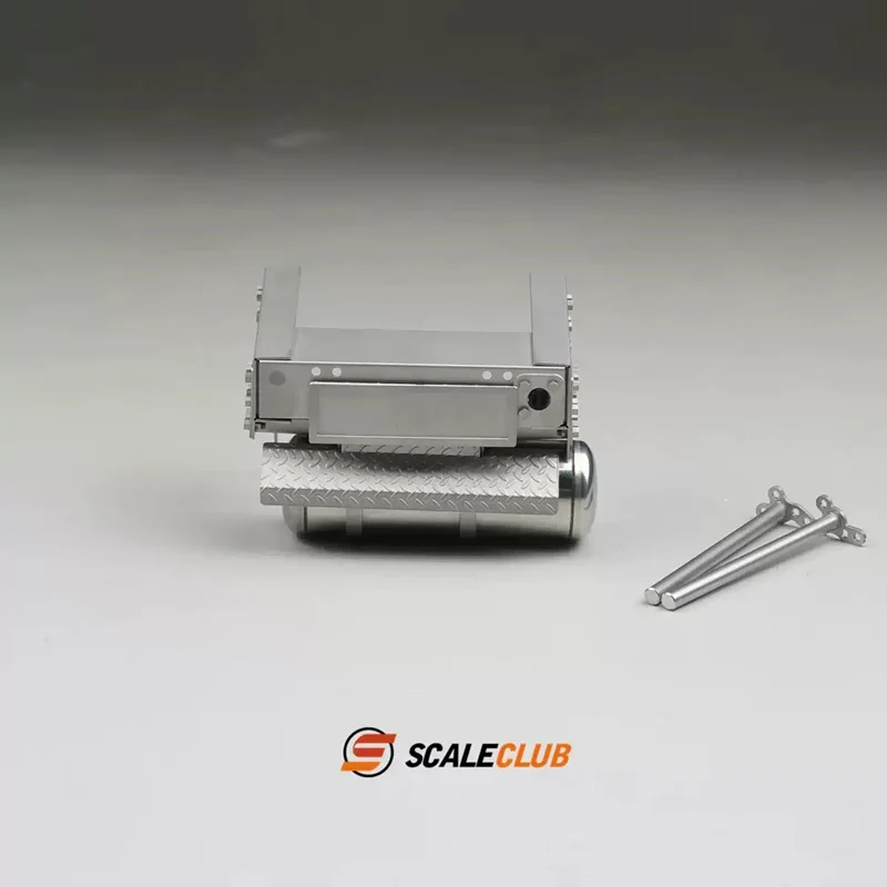 Scaleclub 1/14 truck metal rear air tank tail beam for lesu tamiya truck model R620 R470 FH16 TGX and DIY modified truck