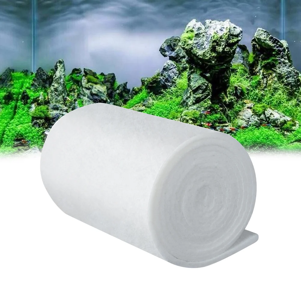 Filter Aquarium Sponge Padtankmedia Floss Pond Tanksroll Cotton Biochemical Biological Filters Wool Canister Filtration Sponges