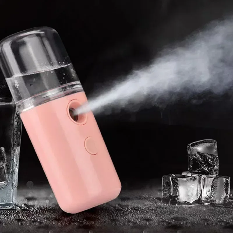 USB Portable 30ml Mini Nano Mist Sprayer Face Spray Facial Steamer Moisturizing Air Humidifier Skin Care Beauty Instruments