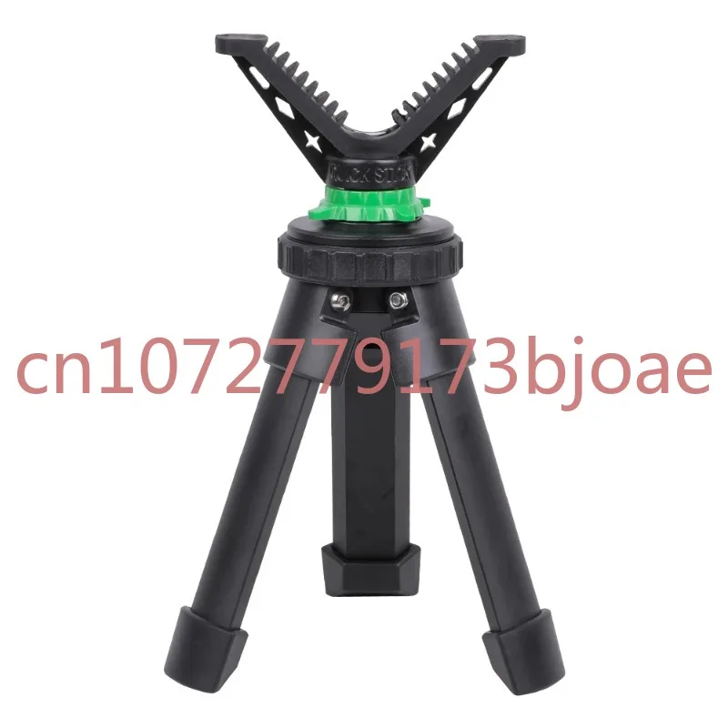 

T05 Mini Size Hunting Shooting Tripod Rest Rapid Base 360degree Rotating V Yoke Stick Field pod for Rilfe Stand Pod Rack Tripods