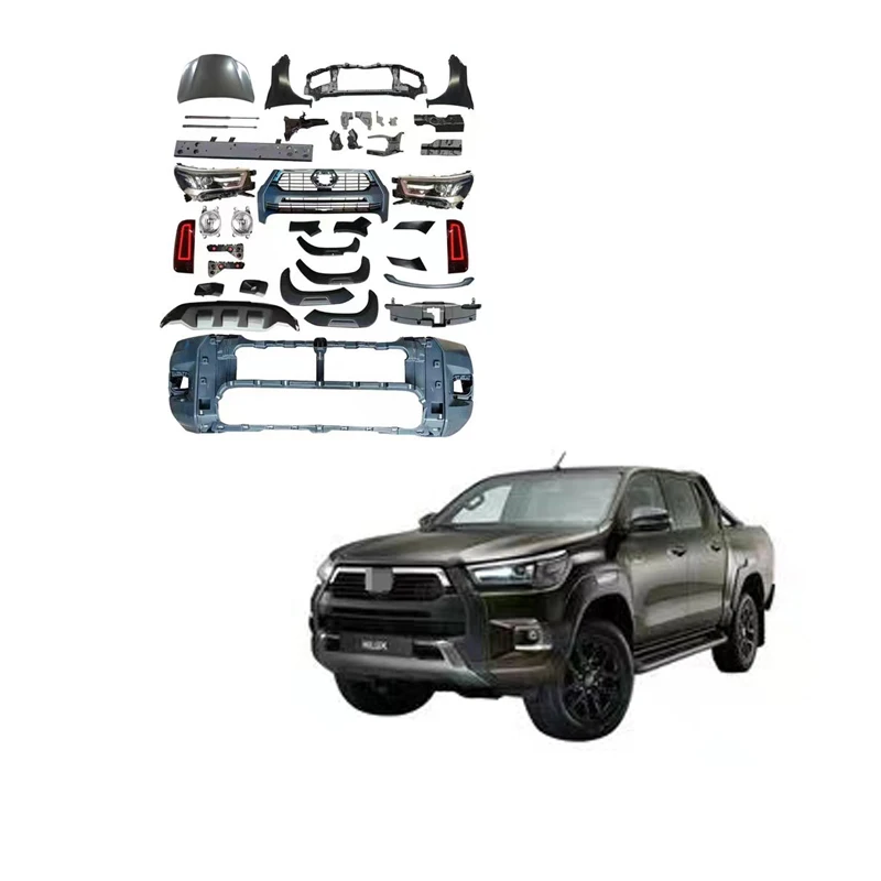 Facelift Upgrade Body Kit  body systems for toyota VIGO hilux 2005-2014 to HILUX rocco upgrade kit