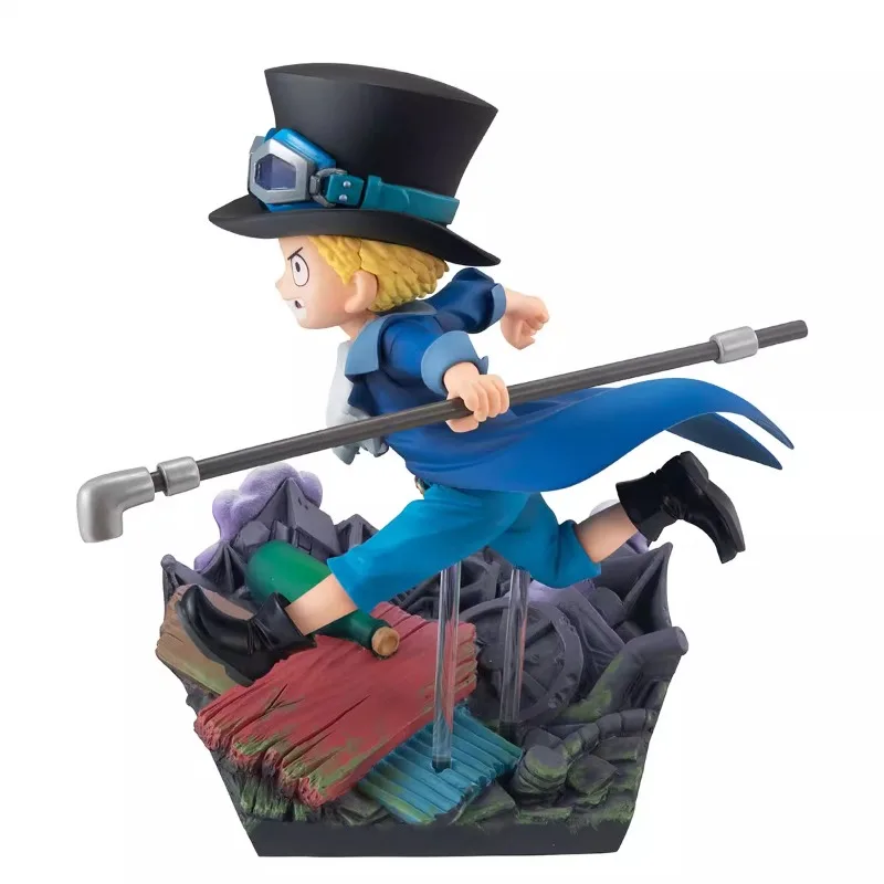 MegaHouse Original GEM One Piece Sabo RUN!RUN!RUN! Anime Action Figures Toys For Boys Girls Kids Gift Collectible Model