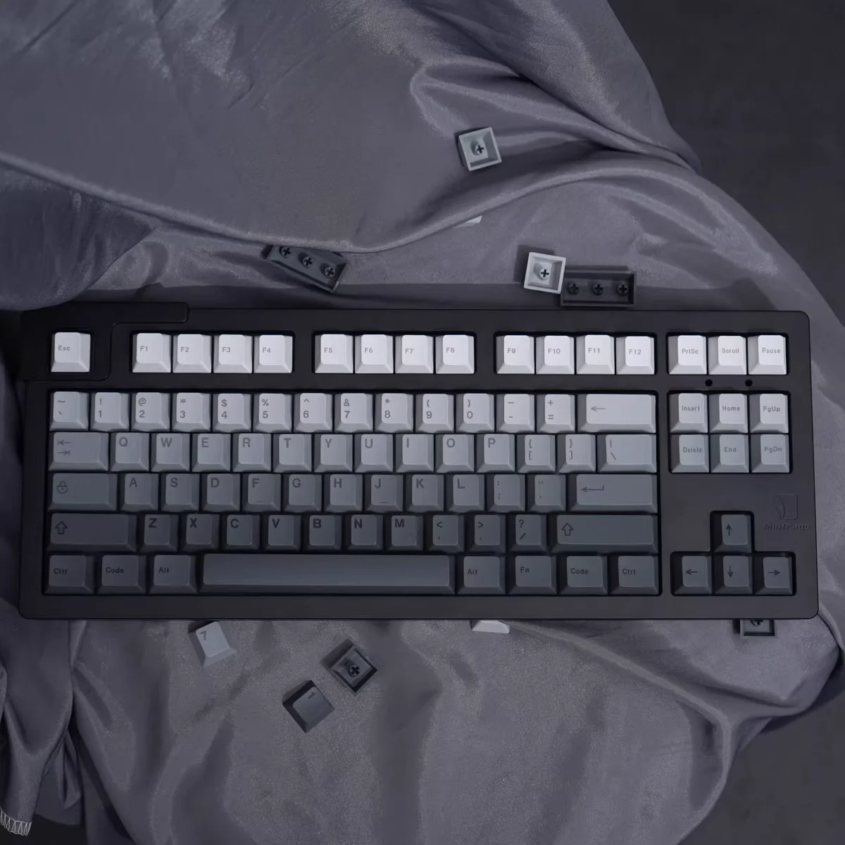 Gradient Side Engraving Keycaps 125Keys Personalize Cherry Profile PBT Key caps for Mechanical Keyboard Custom DIY Key cap