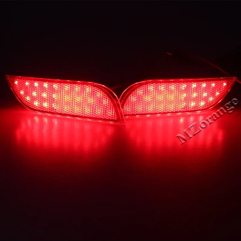 2Pcs LED Rear Bumper Light For Subaru/Impreza/XV/WRX/LEVORG/Crossover Tail Reflector Stop Brake Turn Single Lamp Car Accessories