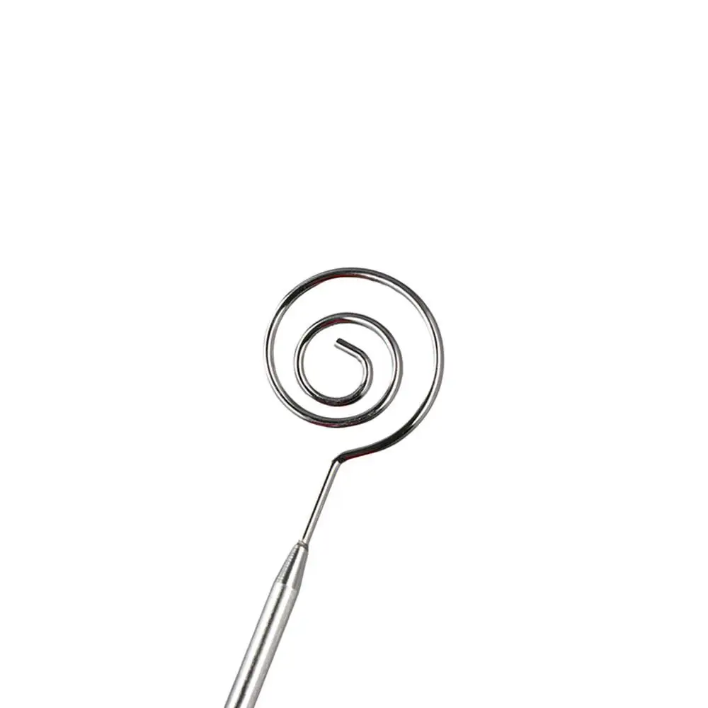 Stainless Steel Chocolate Dipping Fork Silver Irregular Shaped Cheese Fondue Fork Long Handle Rustproof Chocolate Dipping Tool