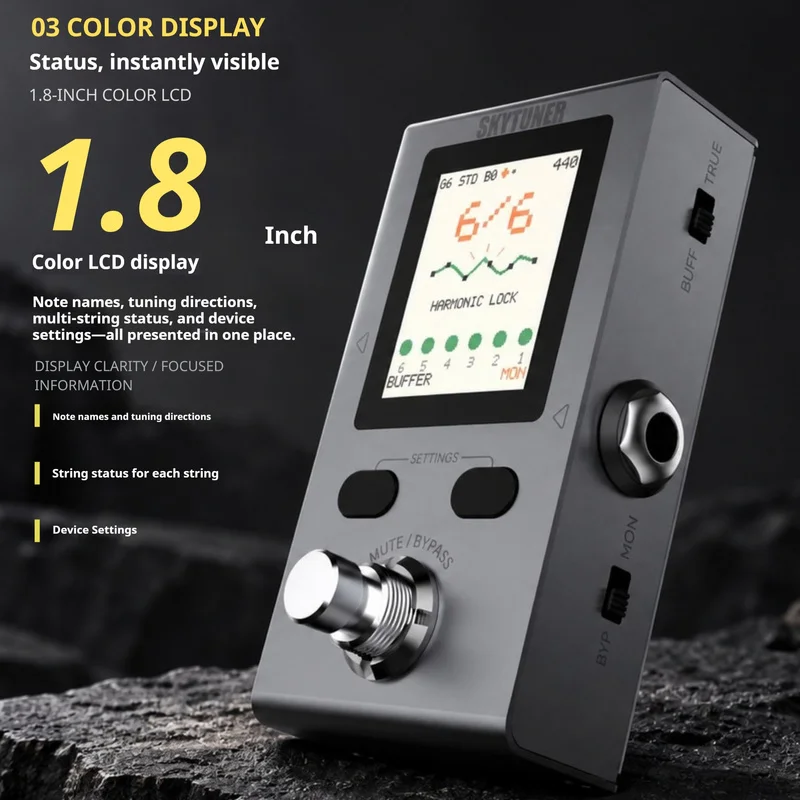 In Stock Skytuner Mini Pocket Guitar Multi Effects Processor Built In Tuner Portable Effect Pedal For Practice
