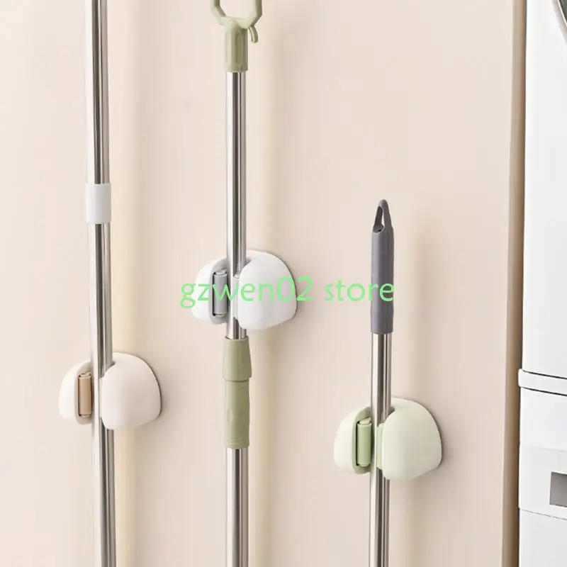 

QXNB Easy в использовании Mop Holder Broom Hanger для арендаторов для арендаторов для арендаторов
