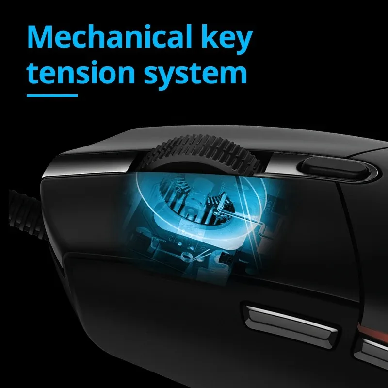 لوجيتك G102 ماوس ألعاب سلكي 8000 ديسيبل متوحد الخواص 6 أزرار قابلة للبرمجة تصميم مريح خفيف الوزن لألعاب الكمبيوتر المحمول التي تعمل بنظام Windows #5