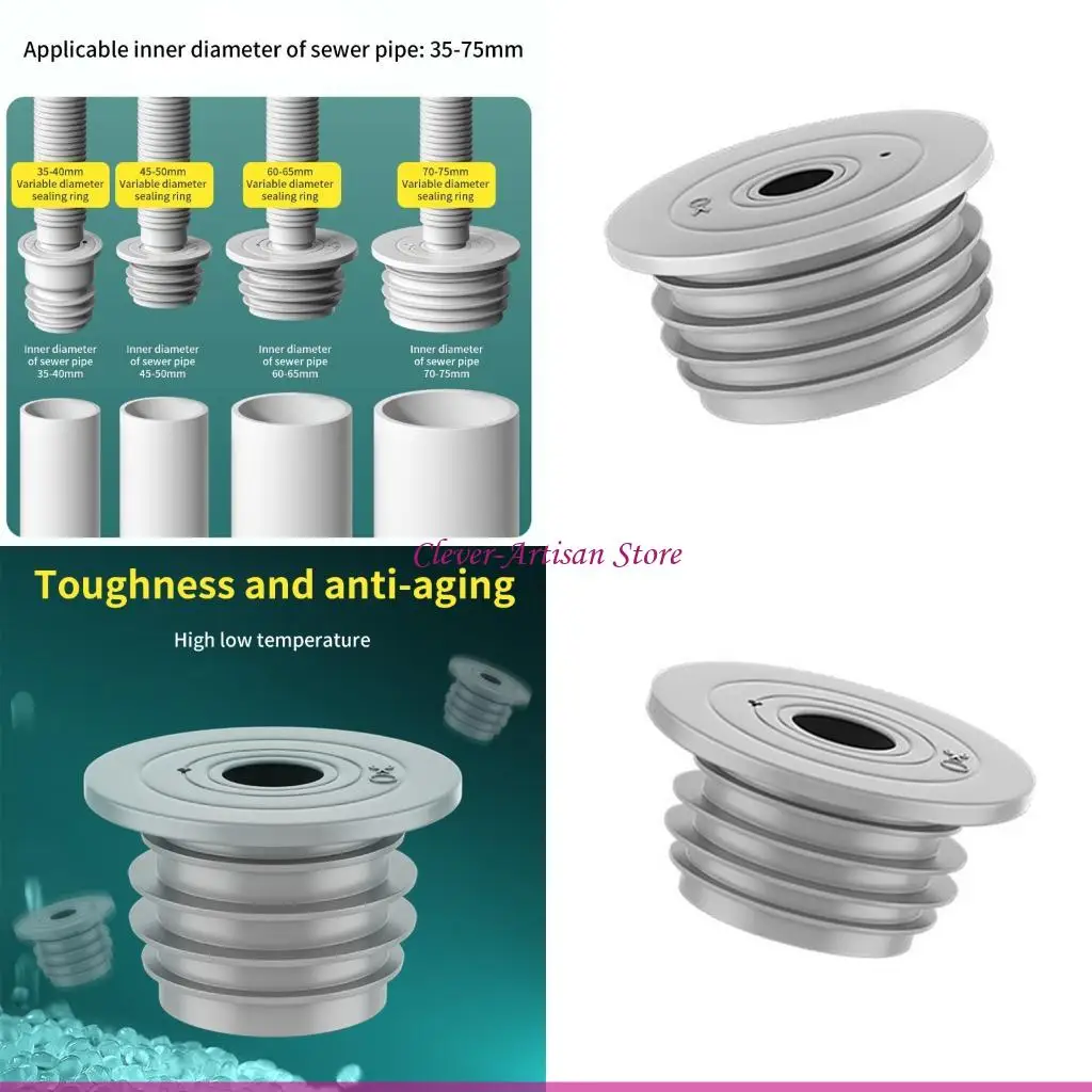 

E06B Силиконовая уплотнительная крышка Уплотнительные кольца сливного отверстия в полу Шайба Уплотнительная заглушка сливного