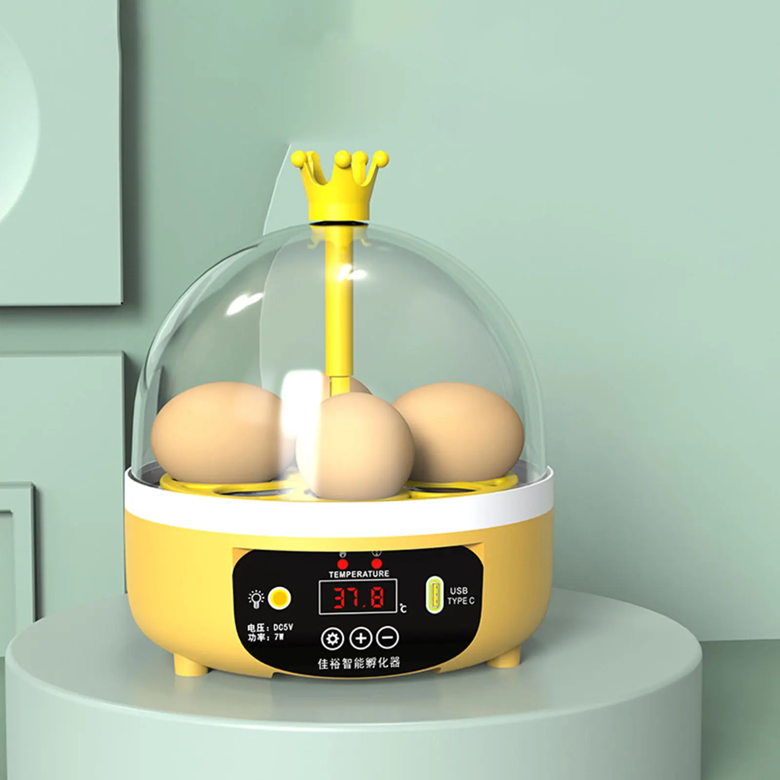 Digital Egg Incubator Hatching USB Poultry Hatcher for Chicken Birds Pigeon