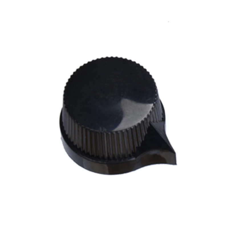 5Pcs The Black 6.4mm shaft Guitar Effects Pedal Pointer Small Chicken Head Knob 1/4\