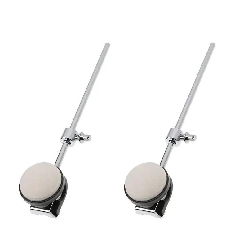2X New Bass Kick Drum Pedal Beater Hammer For Drum Set Kit Percussion Part Drum Pedal Beater