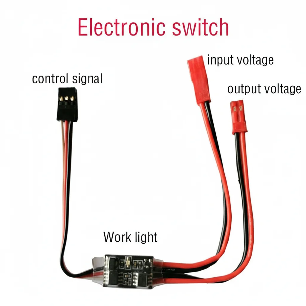 2A/20A High Current Remote Control Electronic Switch PWM Signal Control Aerial Model Plant Protection For RC Drone Water Pump