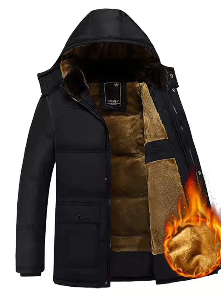 Hommes mode coupe-vent Parka pardessus Streetwear automne hiver manteau coupe-vent décontracté chaud Hombre nouvelle veste masculine en plein air
