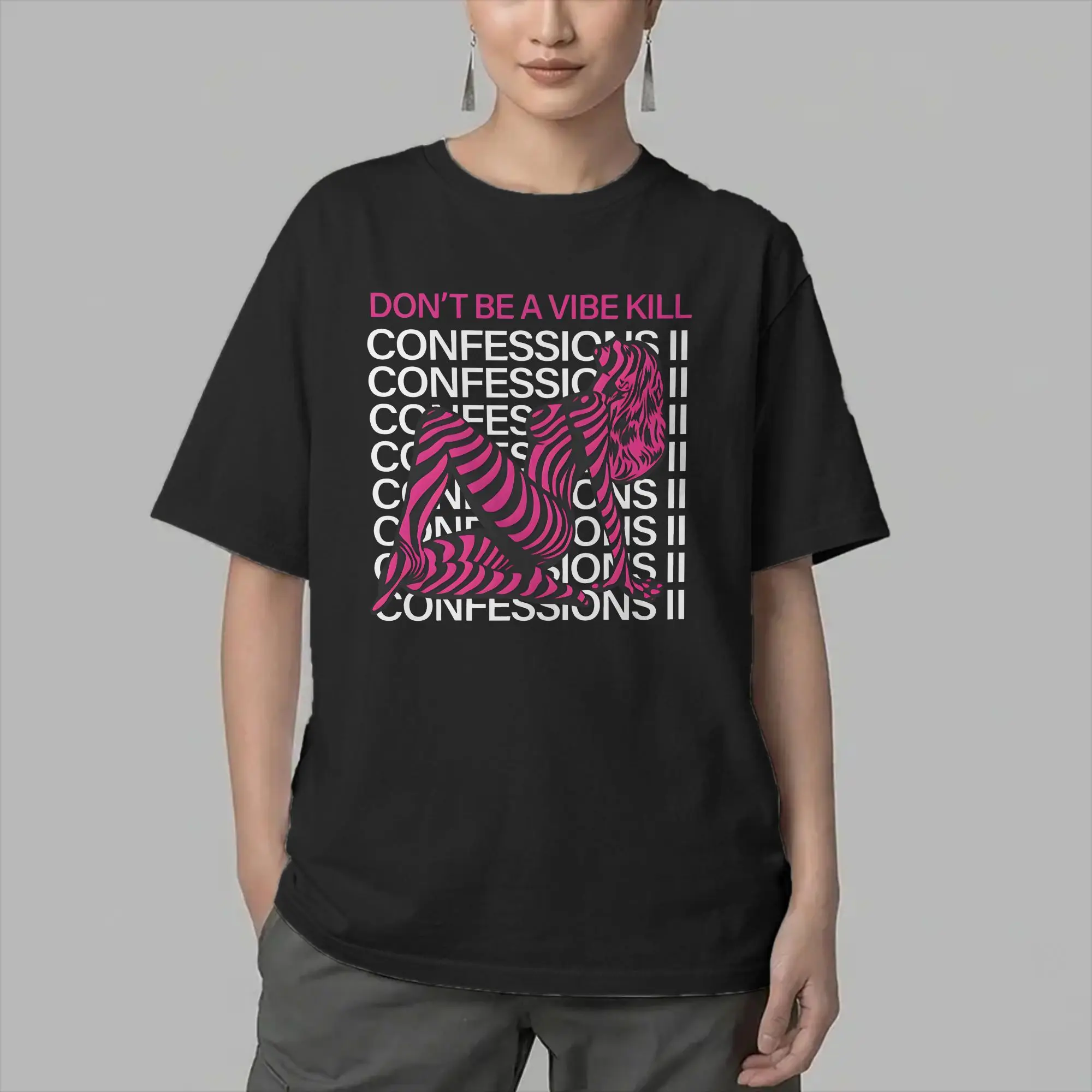 Vintage M-Madonna Confessions II T-Shirts for Men Round Collar Cotton T Shirts  Short Sleeve Tee Shirt Plus Size Tops