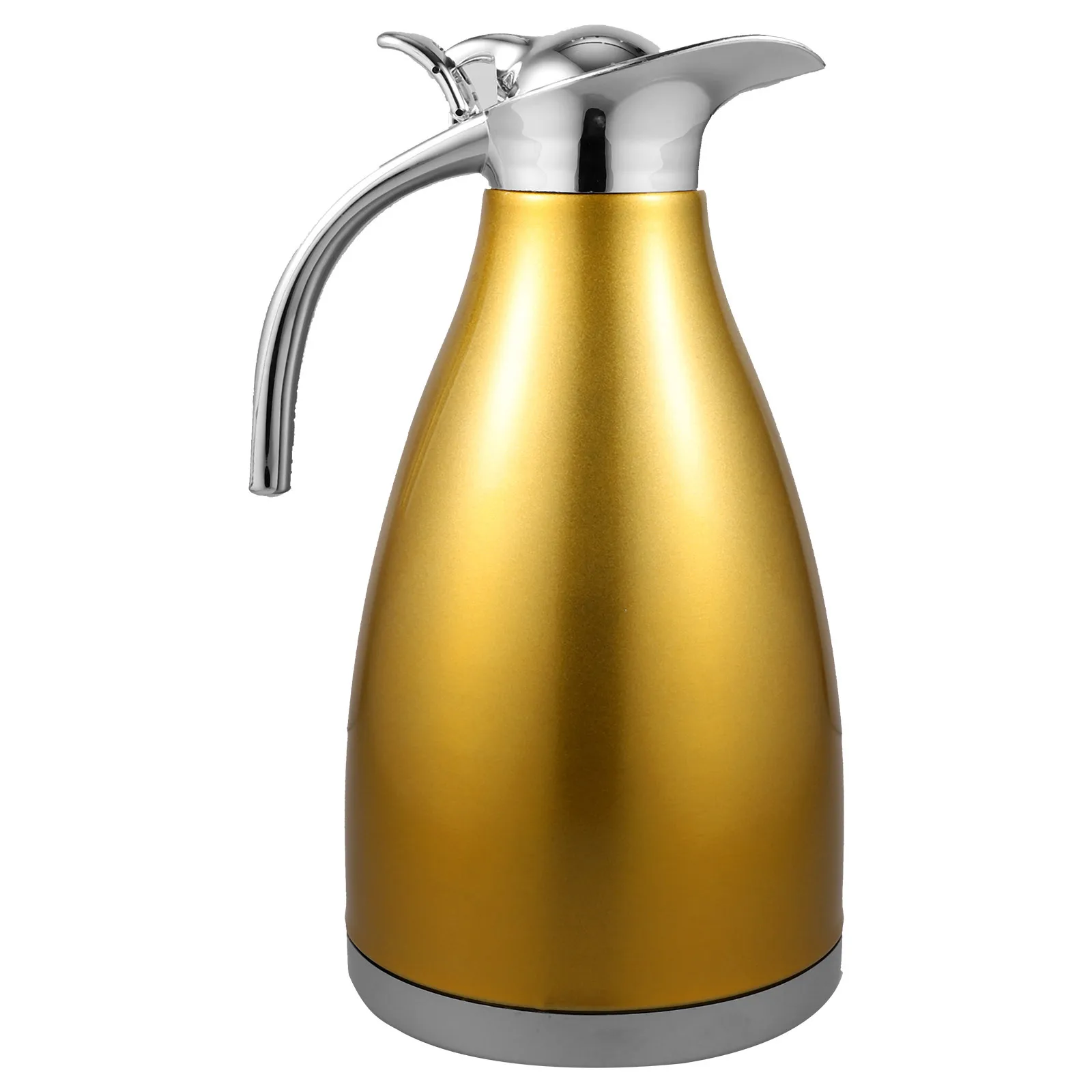 

2L Stainless Steel Vacuum Pot Insulated Thermal For Coffee Tea Beverage Golden Kitchen Barware Vacuum Water Bottle Insulated