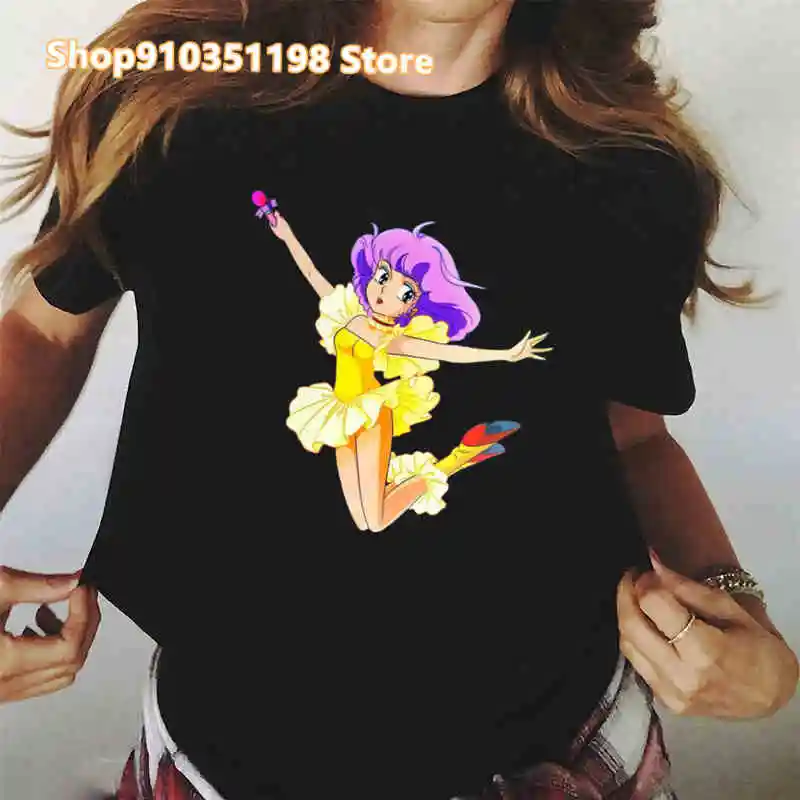 Anime Creamy Mami Women\'s Magical Angel T Shirt Cute Kawaii Girls TShirt Oversized Tees Tops Harajuku Short Sleeve drop,ship