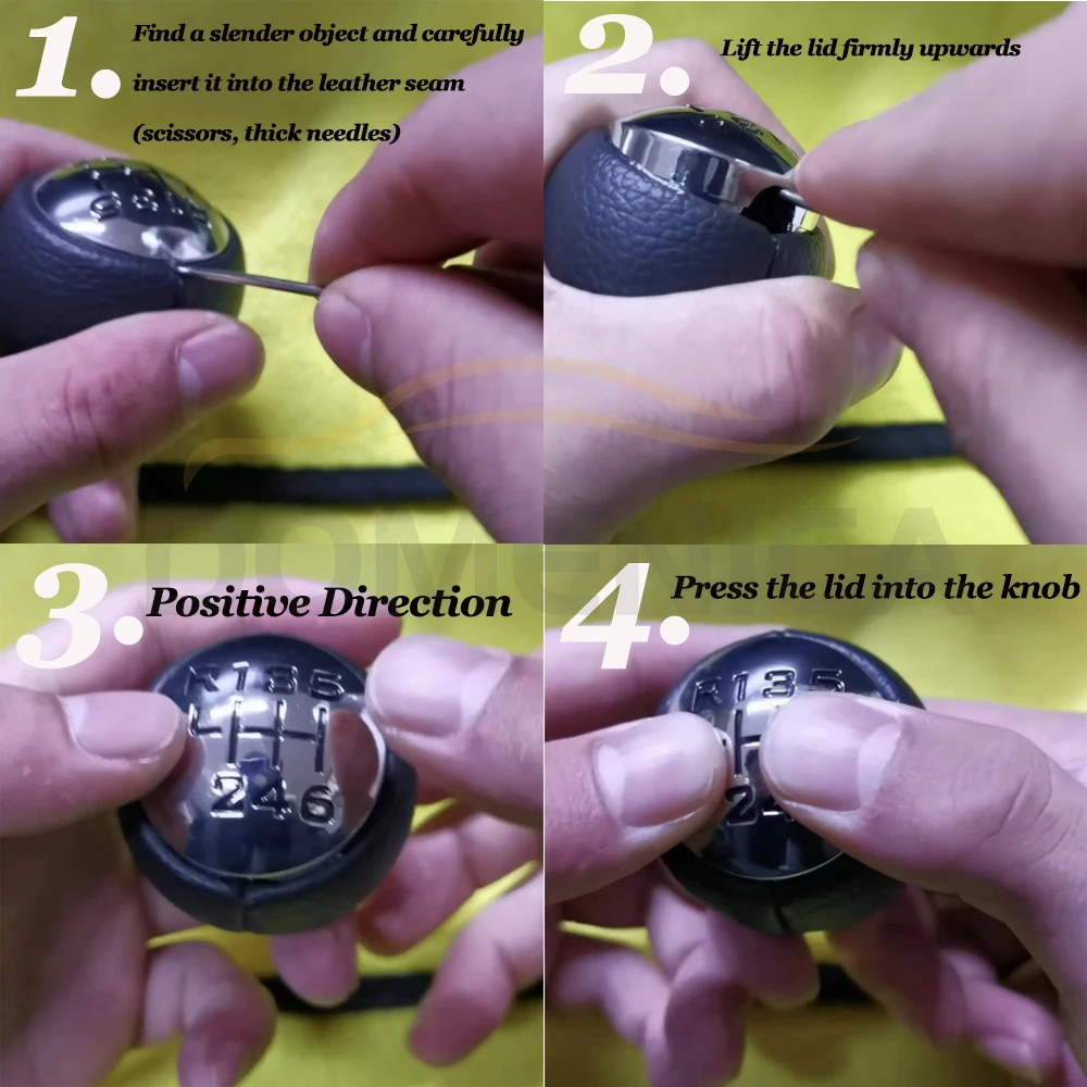 Car Accessories Auto Gear Shift Knob 5 6 Speed Interior Parts for Peugeot 307 308 3008 407 5008 807 for Citroen C3 C4 Lever Ball - view 3
