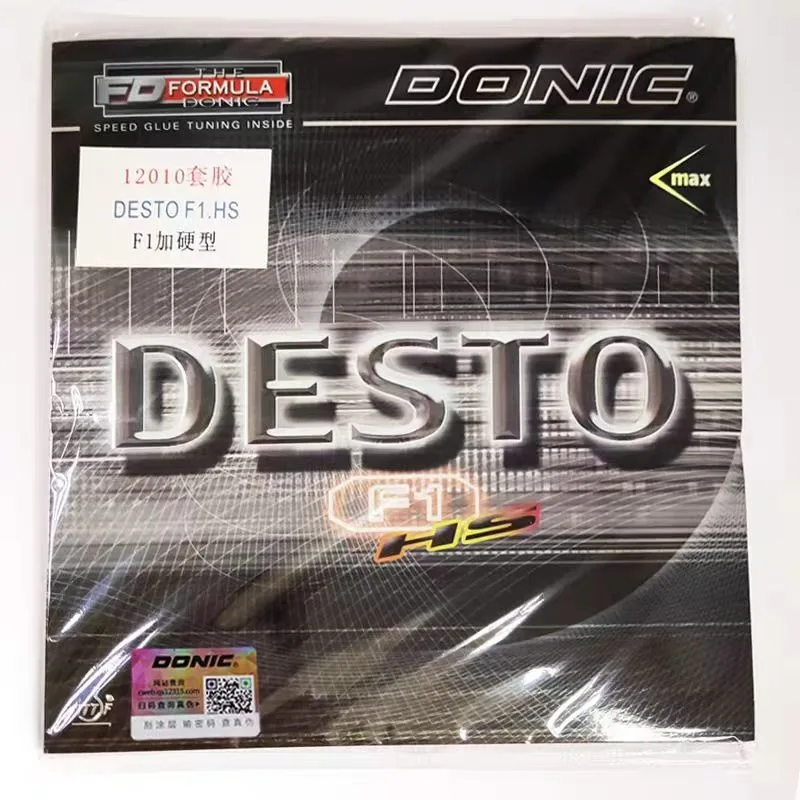 Autêntico DONIC astringente raquete de tênis de mesa cola reversa F1/engrenagem/mais adesivo de cor interna importado