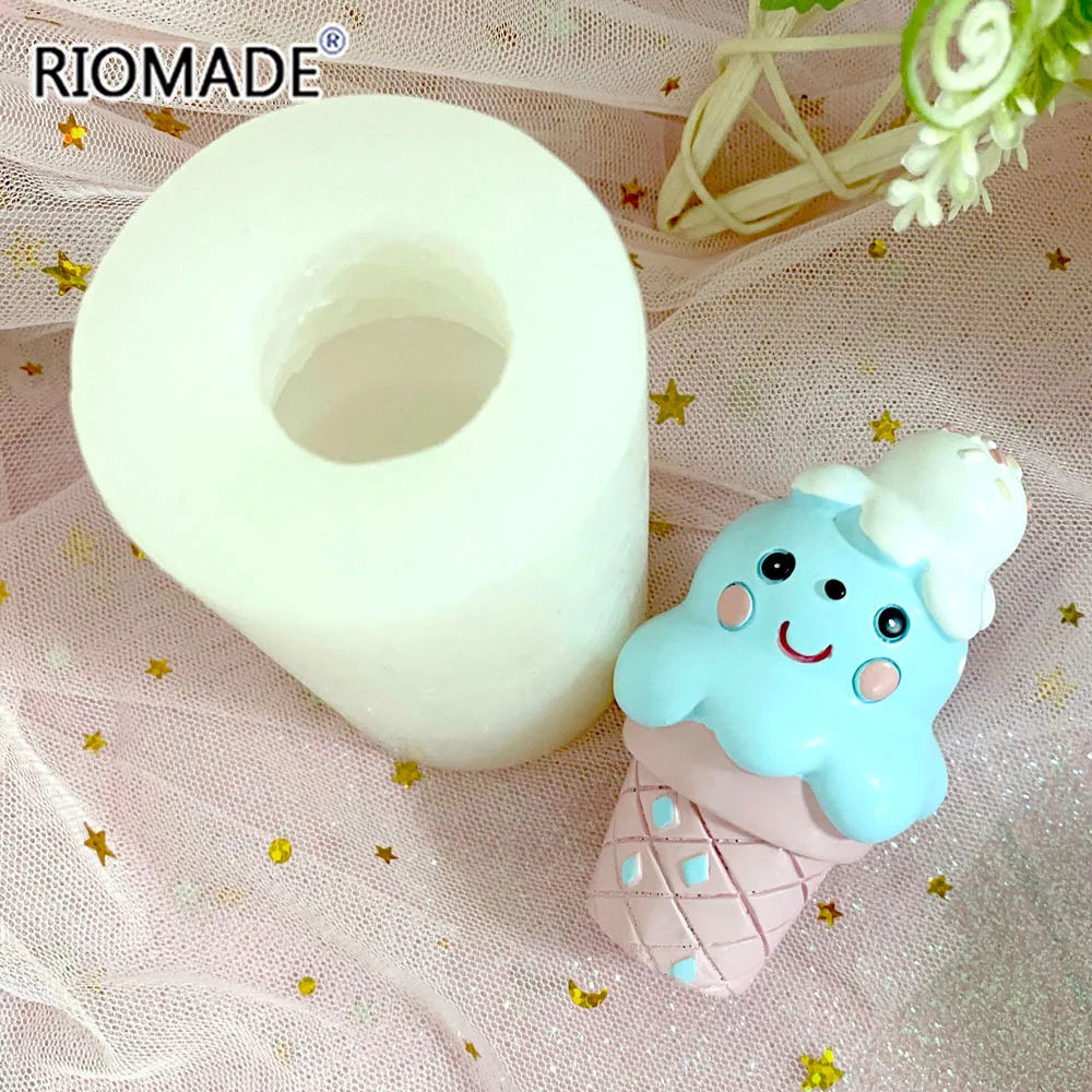 Ice Cream Silicone Mold Cute Styles Octopus Poop Model Baking Candy Fondant Cake Decoration Tools Handmade Candle Plaster Mould