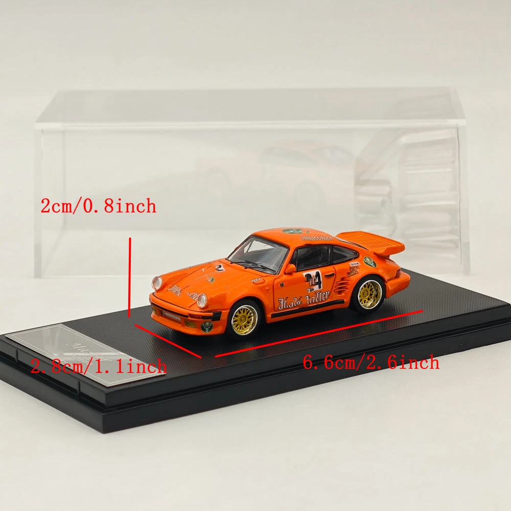 รถโมเดลไดแคสต์มาสเตอร์ สเกล 1:64 รุ่น 930 911 เทอร์โบ แบล็คเบิร์ด ของเล่นสะสม ของขวัญ รุ่นลิมิเต็ดอิดิชั่น สำหรับเด็กอายุ 14 ปีขึ้นไป