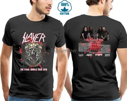 Slayer Final Farewell World Tour 2018 T Shirt Man Two Sides Casual Cotton Tee Usa Size S 3Xl New