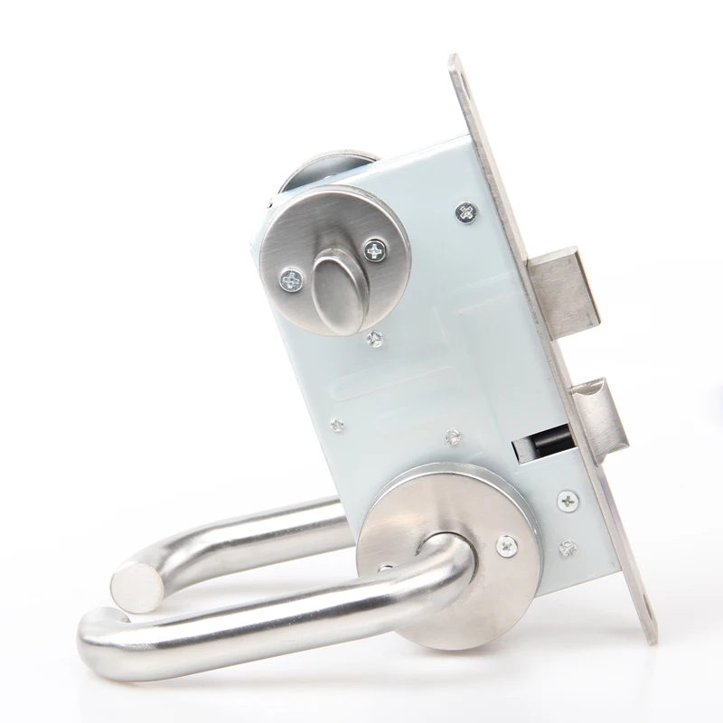 

Stainless steel fire door lock, full set of universal fire door lock cylinder channel lock accessories handle fire lock body