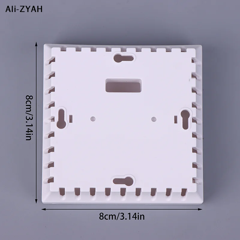 1Pc White Plastic Dustproof Junction Box Smoke Sensor Shell Power Enclosure Box Electronic Project Case DIY Electrical Box