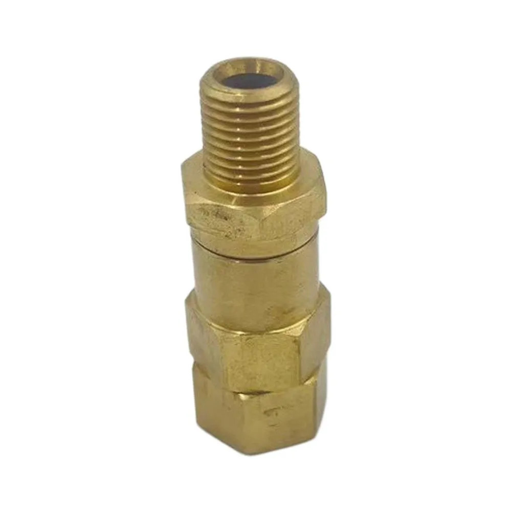 Copper G1/4 High Pressure Quick Connect Rotary Joint for Car Wash Machines Compatible with Internal External Threads