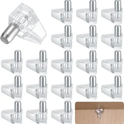 Cabinet Shelf Pegs Shelf Support Peg Clear Shelf Supports Pins Shelf Holder Pins Bracket Pegs for Cabinet Kitchen Book Shelves
